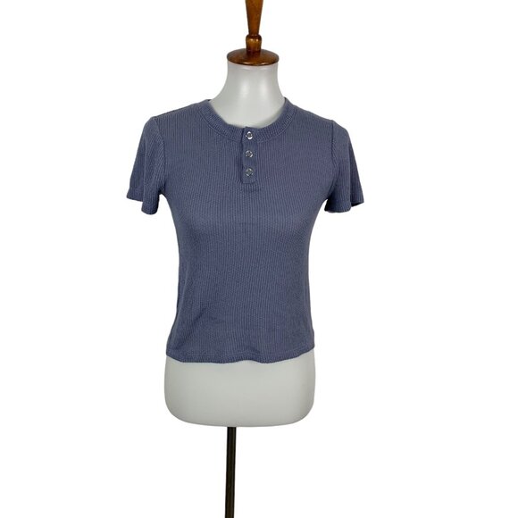 Our From Under Medium Short Sleeve Top Urban Outfitters Y2K Basic Essential - Picture 1 of 6